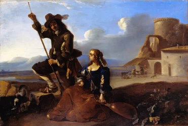 Landschap met figuren